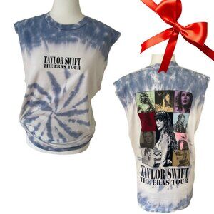 💖 New Taylor Swift Eras Tour Sleeveless Tie-Dye Tank Top – 100% Cotton – Size M